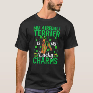 My Airedale Terrier Is My Lucky Charms Dog St Patr T-Shirt