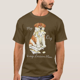 My Akita Ate My Lesson Plan T-Shirt