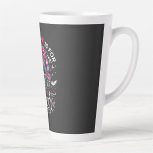 My Alone Time Is For Everyone's Safety Skull Latte Mug