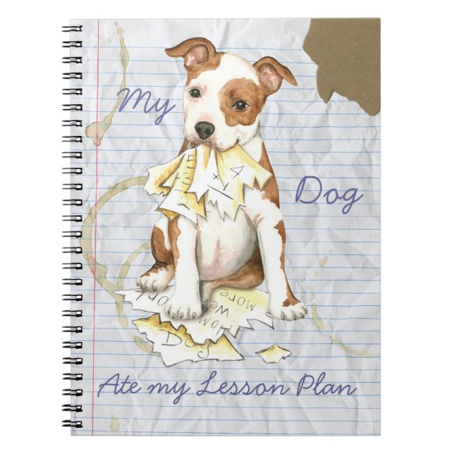 My Am Staff Ate My Lesson Plan Notebook (Front)