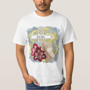 My Amaryllis Christian Cross T-Shirt