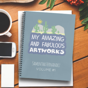 My amazing and fabulous Artworks Blue Desert Notebook