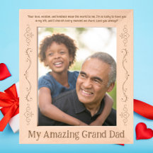 My Amazing Grand Dad Message Fathers Day Gift 