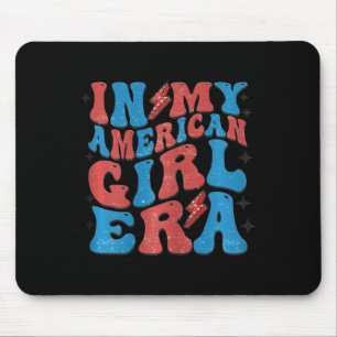 My American Girl Era Retro 4th Of July Fourth Groo Mouse Mat