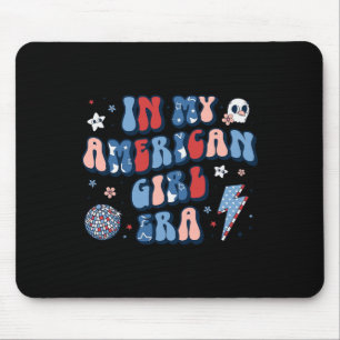 My American Girl Era Retro 4th Of July Fourth Groo Mouse Mat