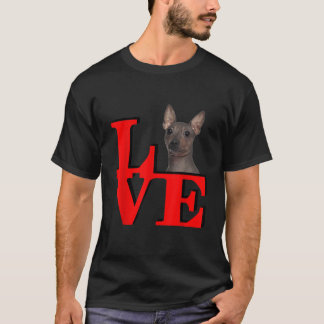 My American Hairless Terrier Love Park T-Shirt