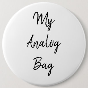 My Analogue Bag Button