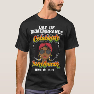 My Ancestors Juneteenth Free-ish Since 1865 Girl T-Shirt
