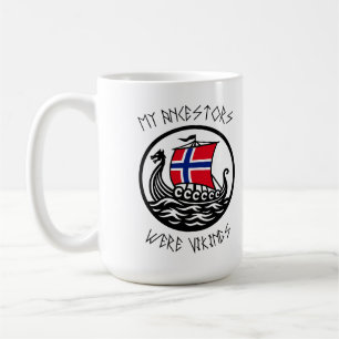 My Ancestors Were Vikings Norwegian Flag Coffee Mug