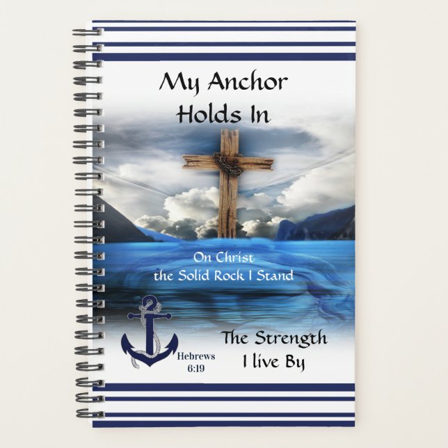 My Anchor Holds Artistic Business Planner (Front)