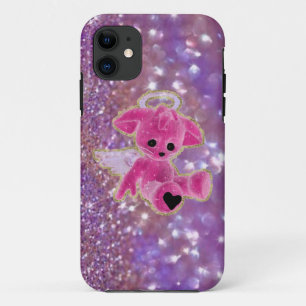 My Angel... Purple Glitter iPhone 5 Case