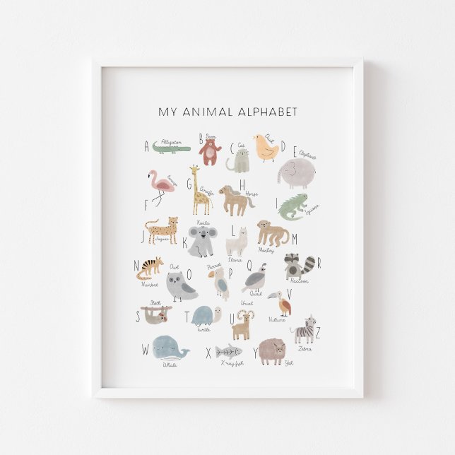 My animal alphabet print (Creator Uploaded)