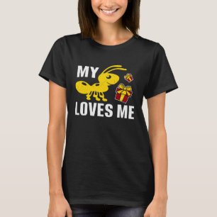 My Ant Loves Me Family Aunt & Nephew Niece Puns T-Shirt