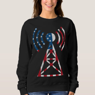 My Antenna Is Bigger Than Yours Nerdy Ham Radio Sweatshirt