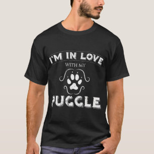 My Anti Valentine Love My Puggle Dog Lover Pug Dog T-Shirt