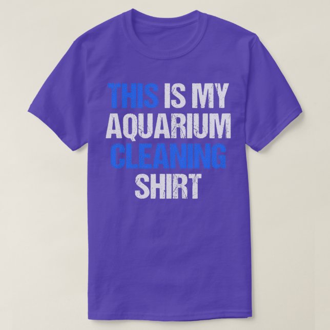 My Aquarium Cleaning Fishkeeper T-Shirt (Design Front)
