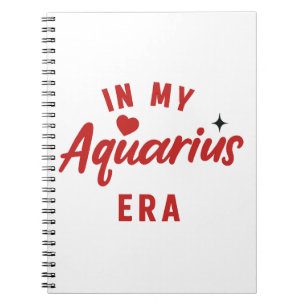 my Aquarius era Planner ,Aquarius birthday gift Notebook