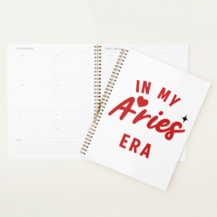 my Aries era Planner ,Aries birthday gift