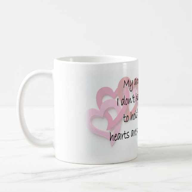 My arms are full coffee mug (Left)