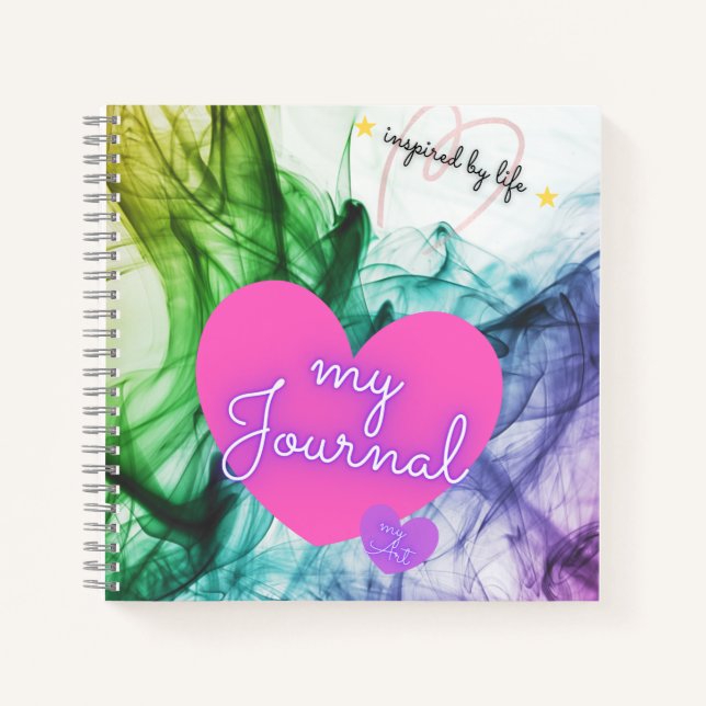 My Artistic Journal- Flow Colours Notebook (Front)