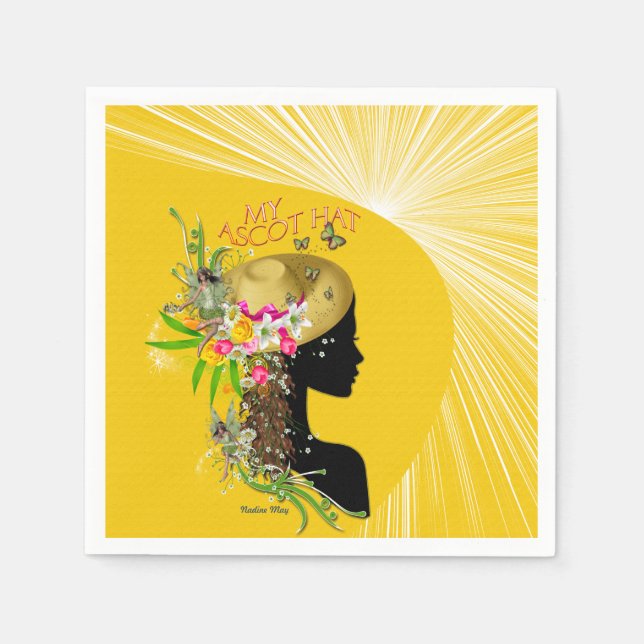 My Ascot Hat Napkin (Front)