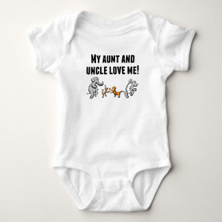 My Aunt And Uncle Love Me Baby Bodysuit