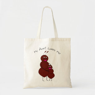 My Aunt Loves Me Cute Ant Family Tote Bag