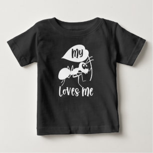 My Aunt Loves Me Funny Ant Lover Baby T-Shirt