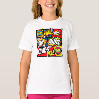 My Aunt Loves Me Superhero T-Shirt