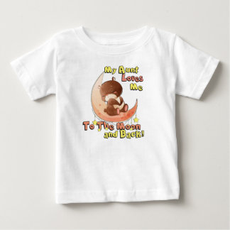 My Aunt Loves Me to the Moon and Back Baby T-Shirt