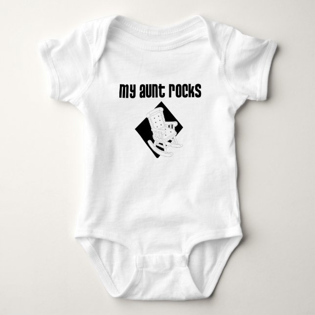 My Aunt Rocks Baby Bodysuit (Front)