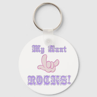 My Aunt Rocks Key Ring