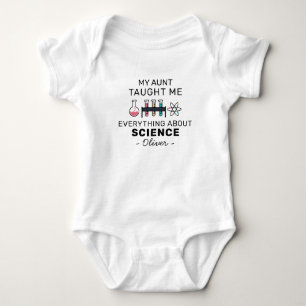 My Aunt Taught Me Everything About Science Baby Bodysuit