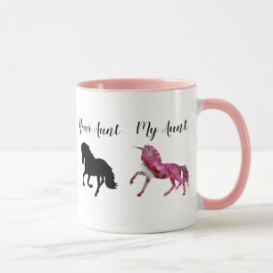 My Aunt Your Unicorn Horse Mug Coffee Cup Art