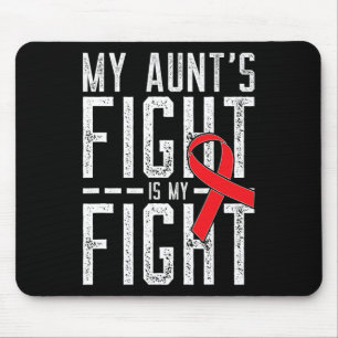 My Aunt's Fight is My Fight Blood Cancer Awareness Mouse Mat