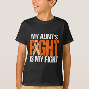 My Aunt's Fight Is My Fight Leukaemia Awareness Or T-Shirt