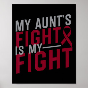 My Aunt's Fight Is My Fight Sickle Cell Anaemia Aw Poster