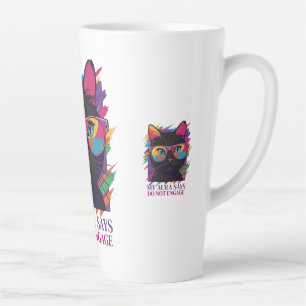 MY AURA SAYS LATTE MUG