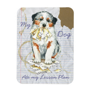 My Aussie Ate My Lesson Plan Magnet