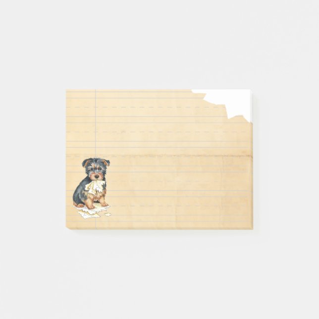 My Australian Terrier Ate My Homework Post-it Notes (Front)