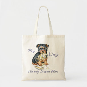 My Australian Terrier Ate my Lesson Plan Tote Bag
