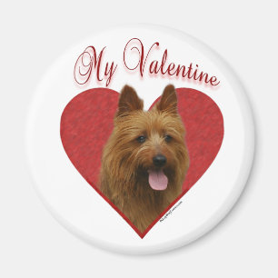 My Australian Terrier Valentine Magnet
