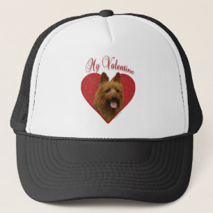 My Australian Terrier Valentine Trucker Hat