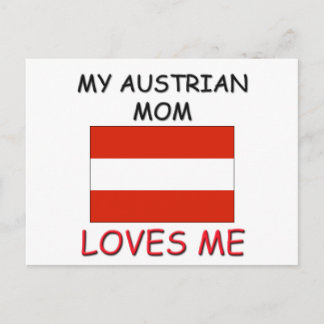 My Austrian Mum Loves Me Postcard