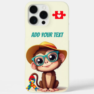 My Autistic cute lil Monkey iPhone 16 Pro Max Case