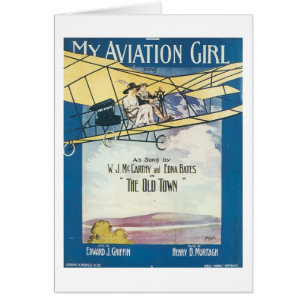 My Aviation GIrl Vintage Songbook Cover