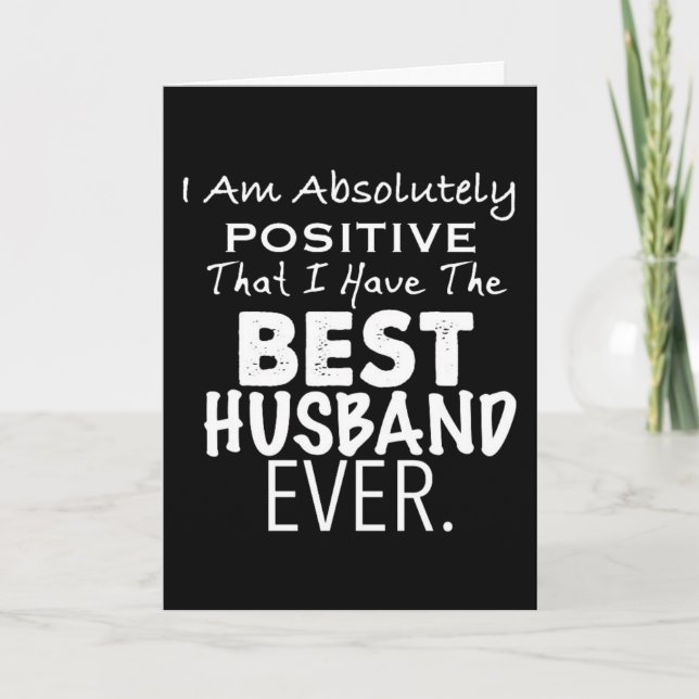 ***MY AWESOME AND BEST HUSBAND*** BIRTHDAY CARD (Front)