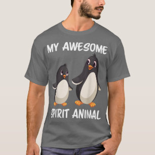 My Awesome Spirit Animal is a Penguin Cute Penguin T-Shirt