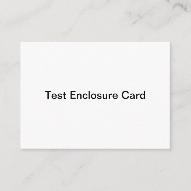 My awesome wedding enclosure card (Front)