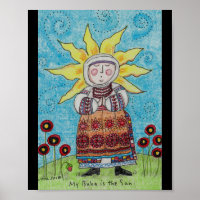 My Baba is the Sun Ukrainian Folk Art